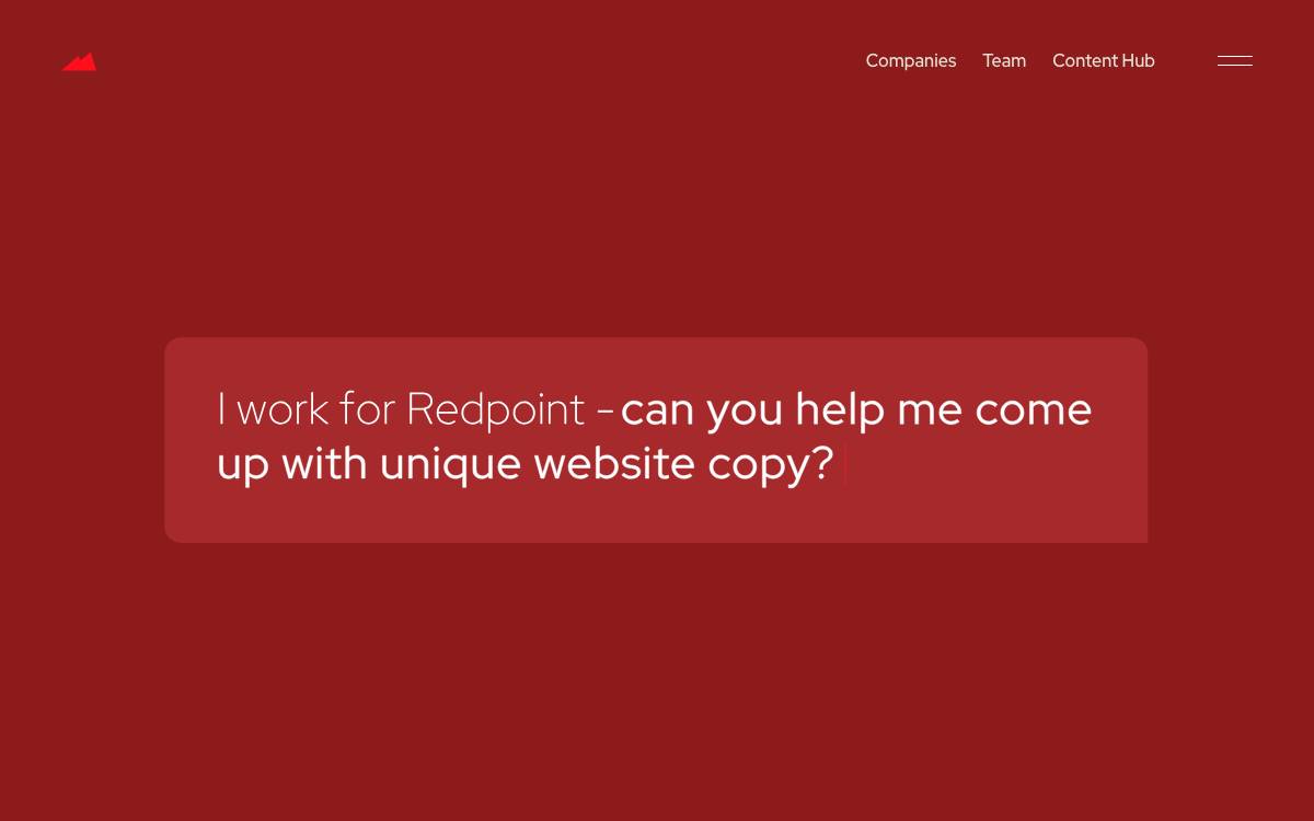 Redpoint Ventures website preview