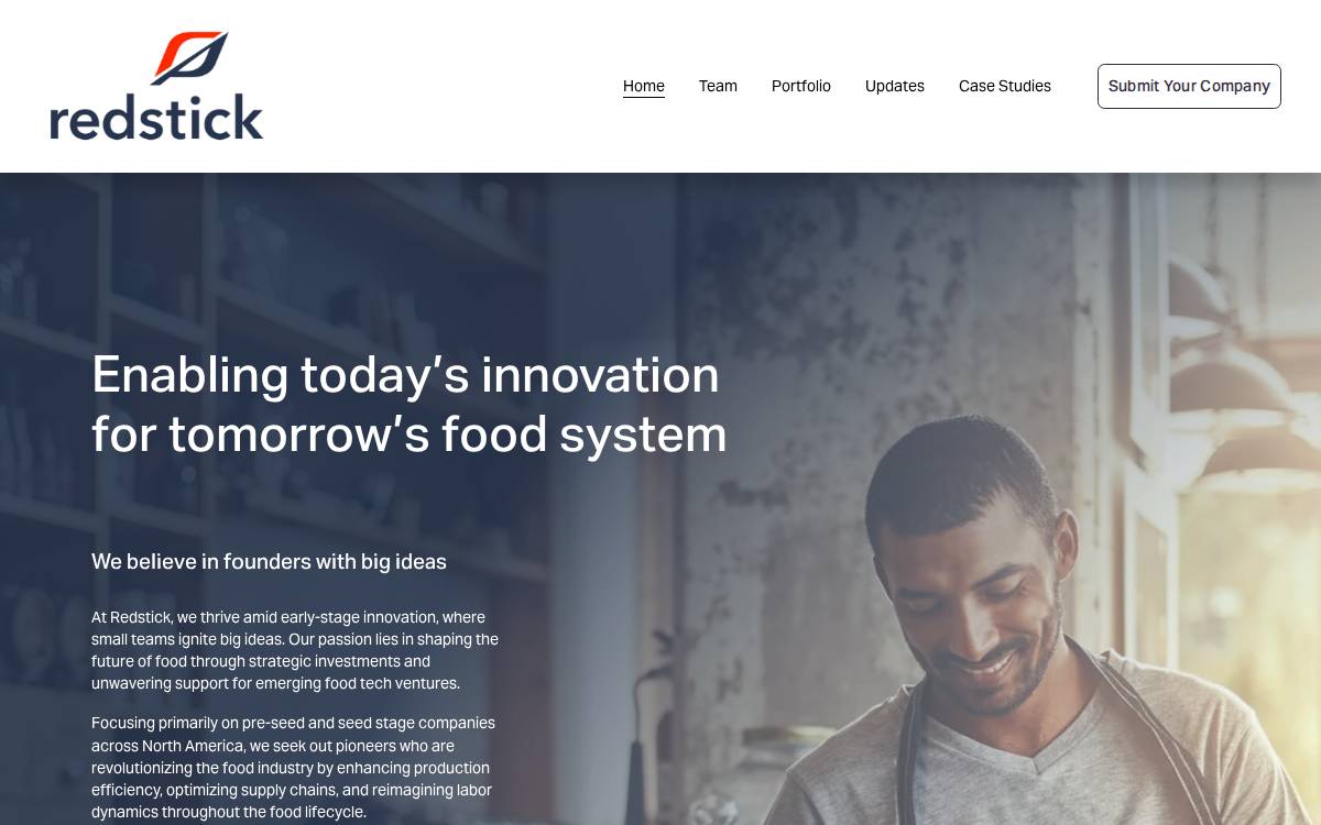 Redstick Ventures website preview