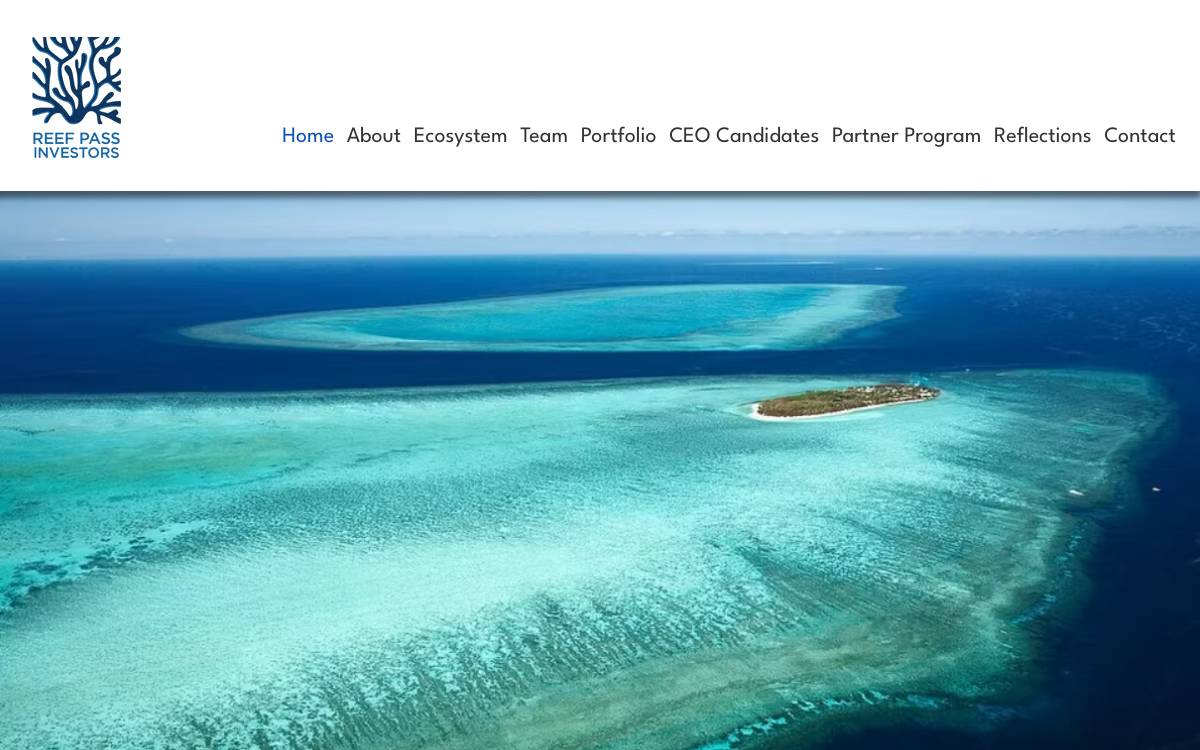 Reef Pass Investors website preview