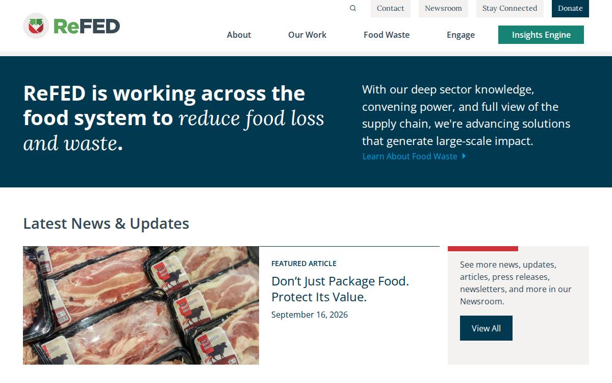 ReFED website preview