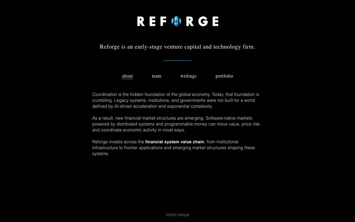 Reforge website preview