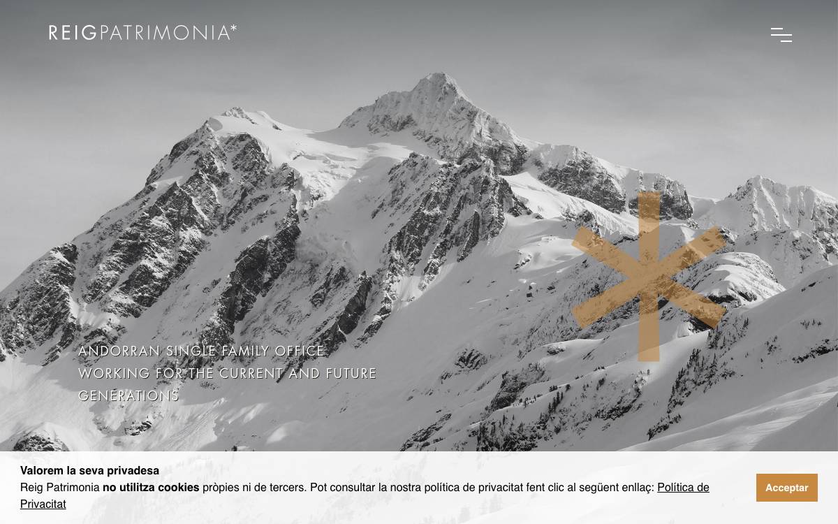 Reig Patrimonia website preview