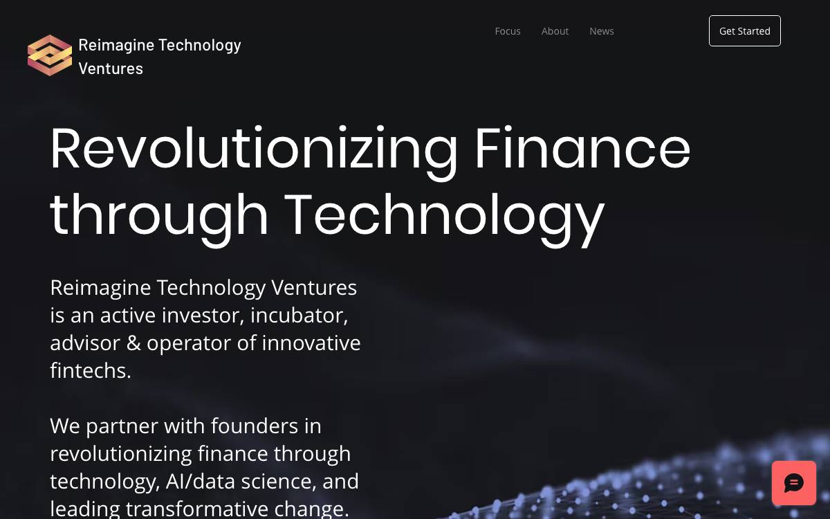 Reimagine Technology Ventures website preview