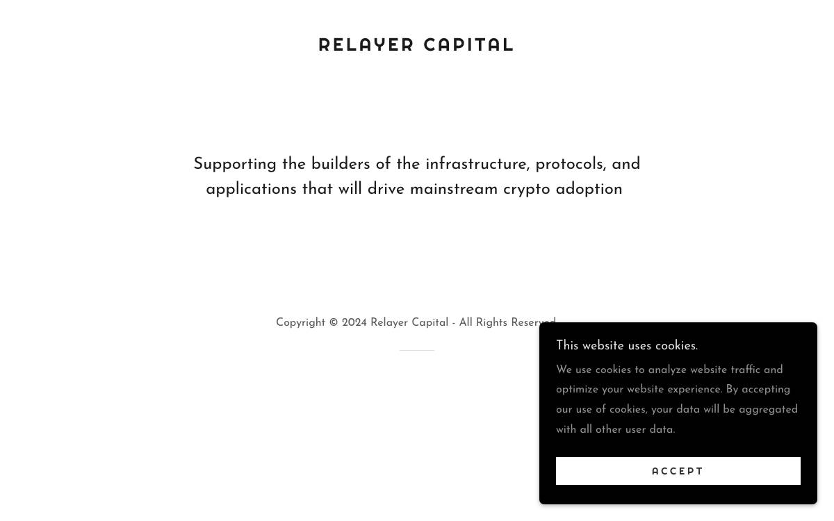 Relayer Capital website preview