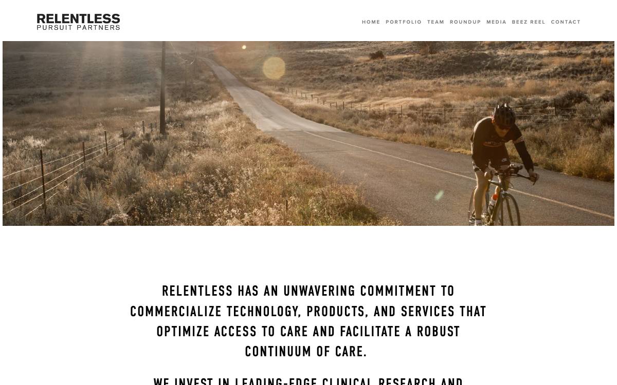 Relentless Pursuit Partners website preview