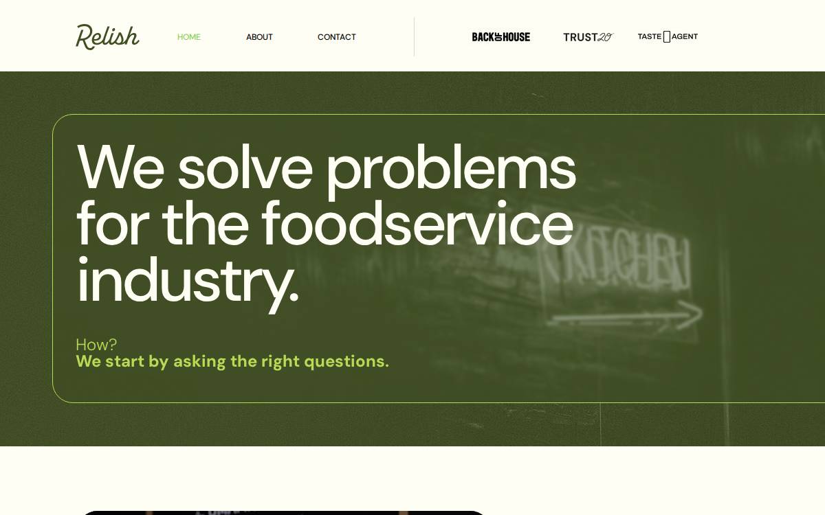 Relish Works website preview