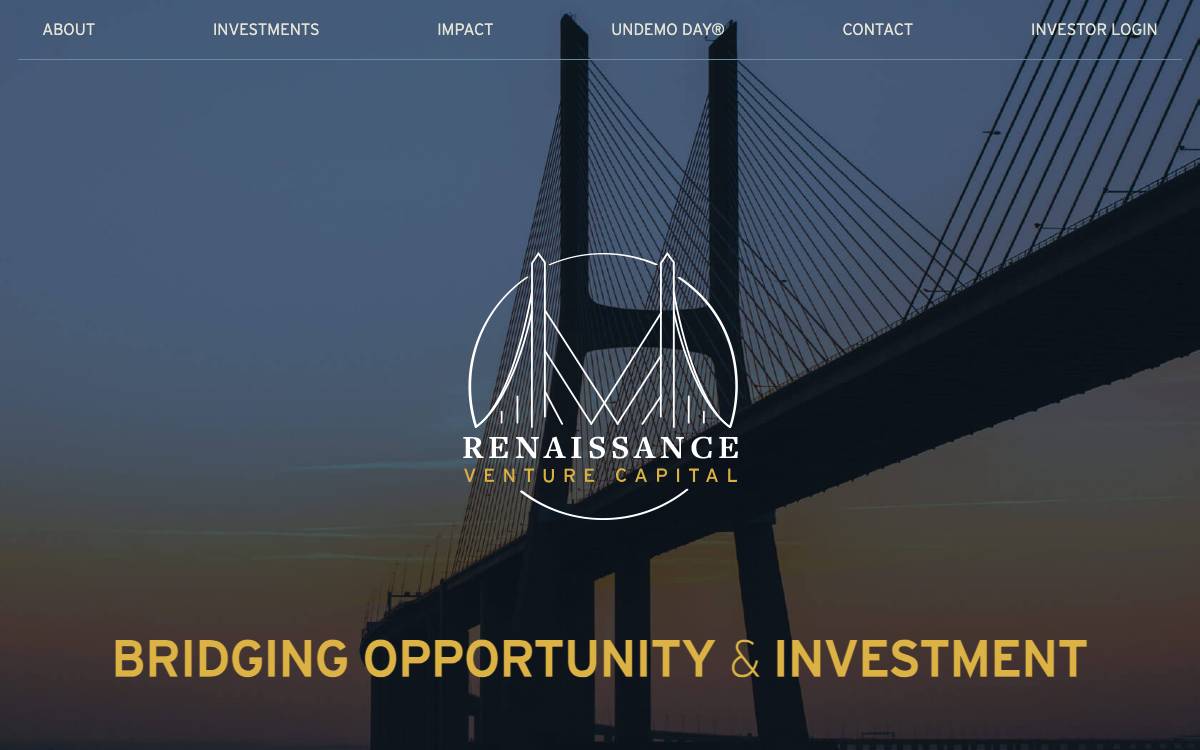 Renaissance Venture Capital website preview