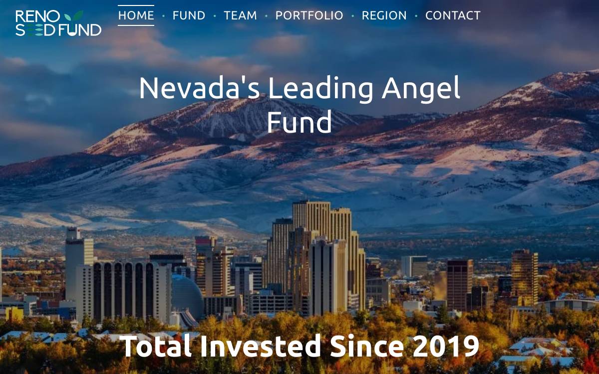 Reno Seed Fund website preview