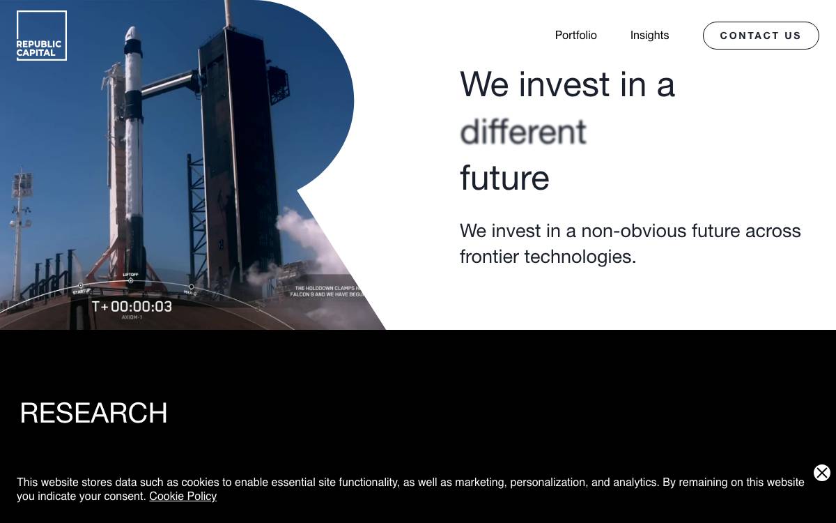 Republic Capital (ex Republic Labs) website preview