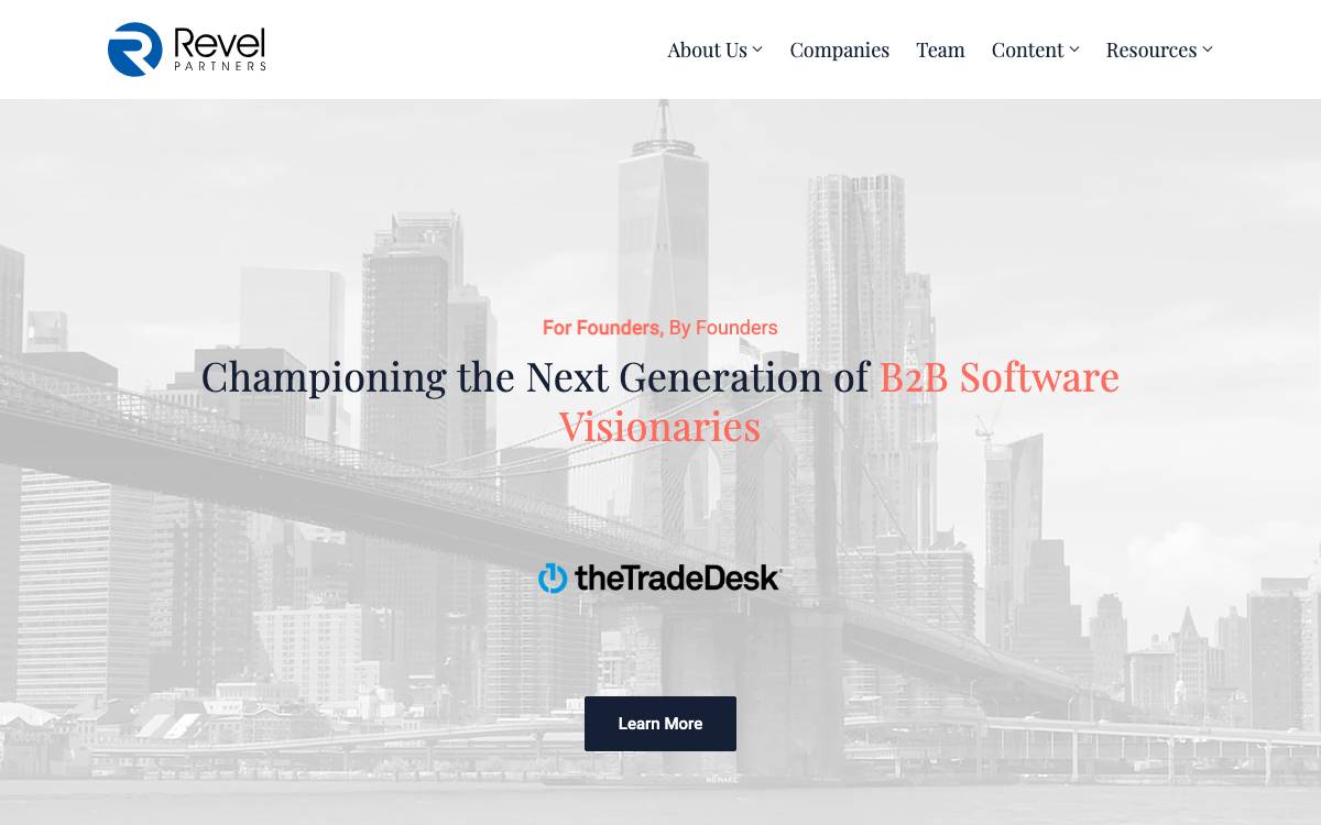 Revel Partners website preview