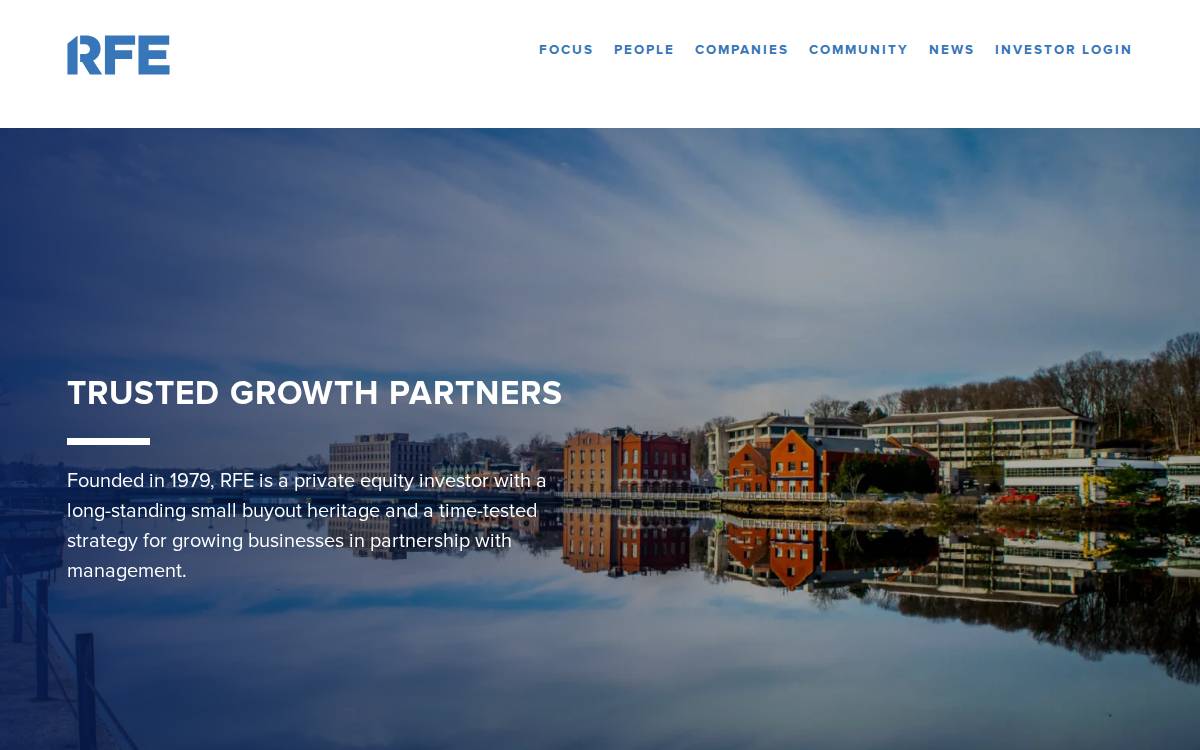 RFE Investment Partners website preview