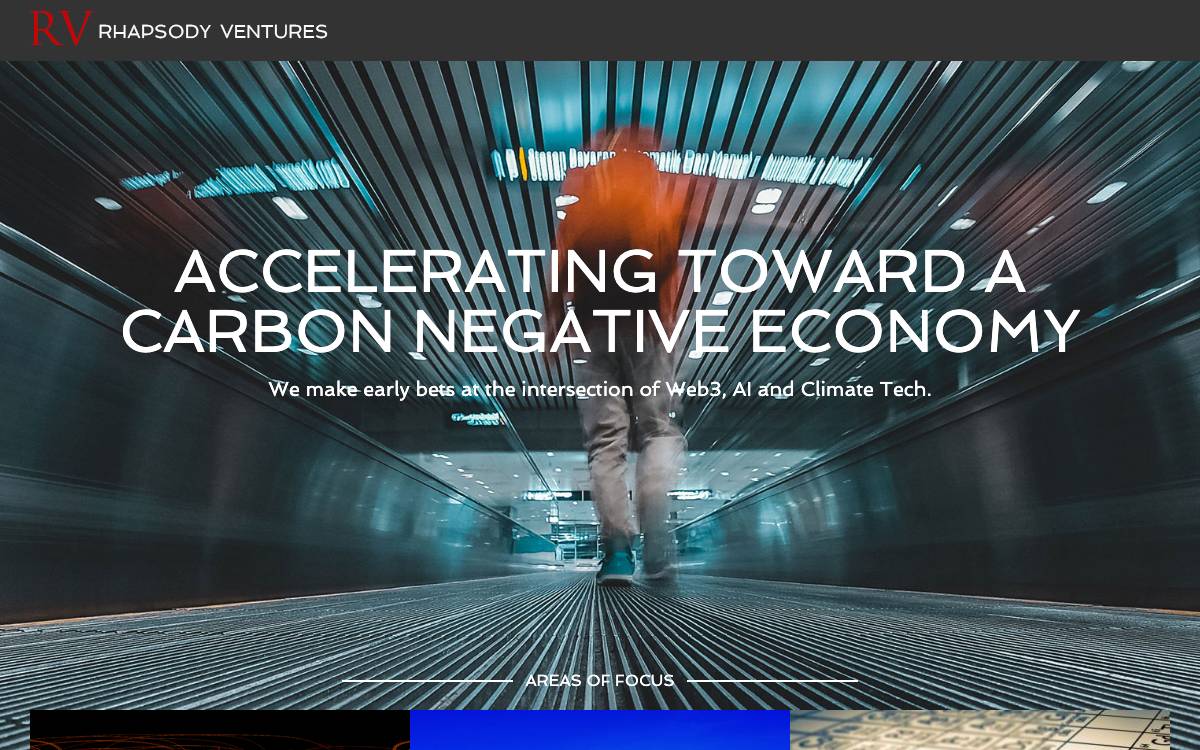 Rhapsody Ventures website preview
