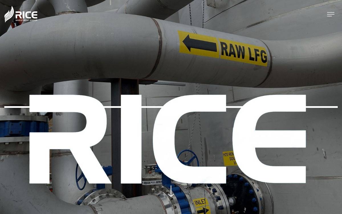 Rice Investment Group website preview