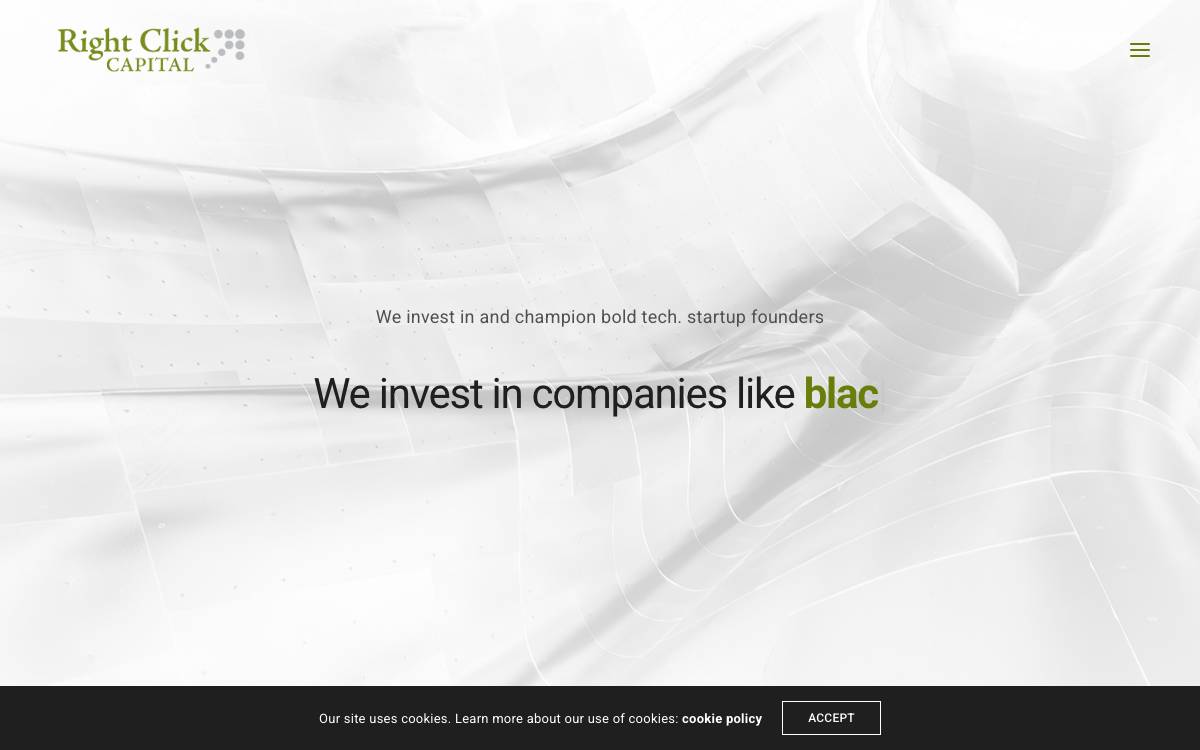 Right Click Capital website preview