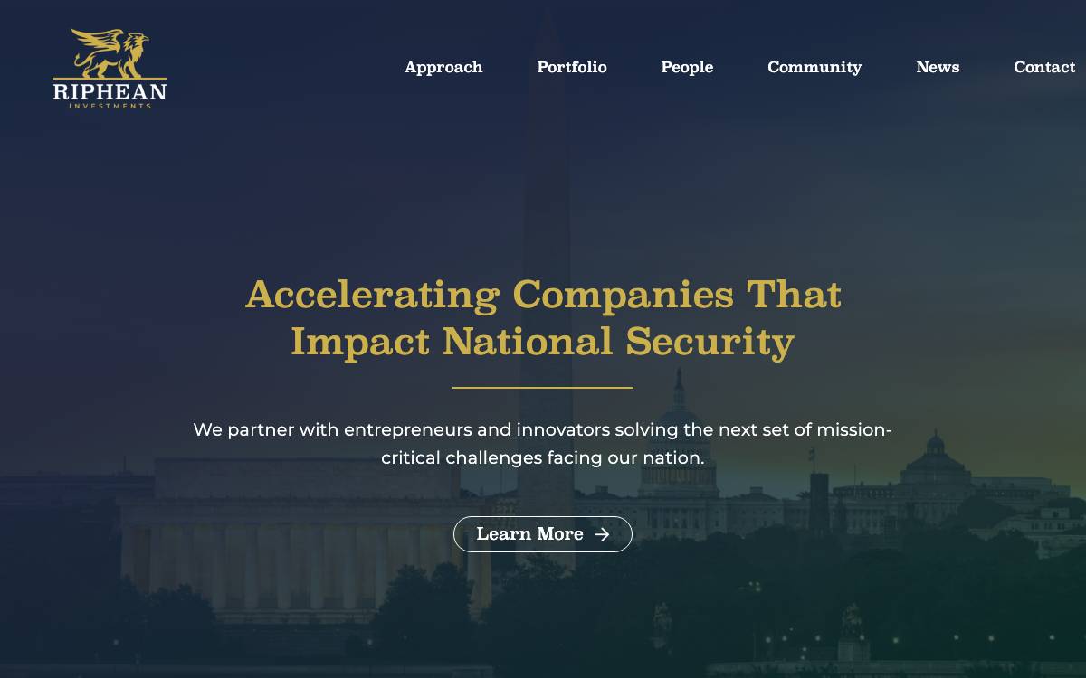 Riphean Investments website preview