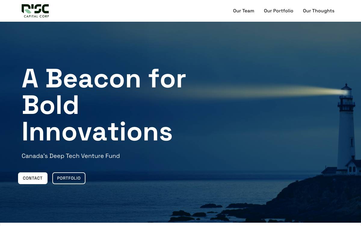 RiSC Capital Corp website preview