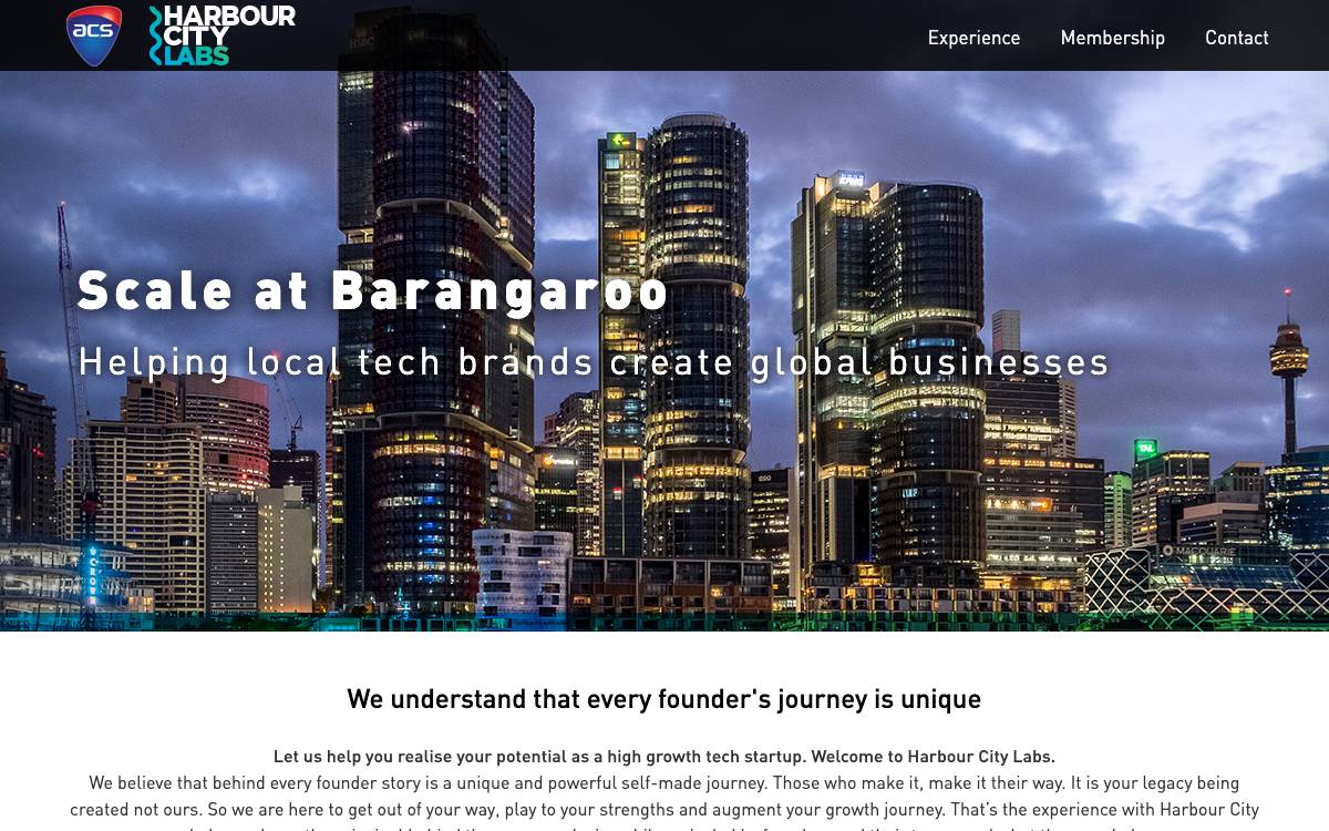 River City Labs Accelerator website preview