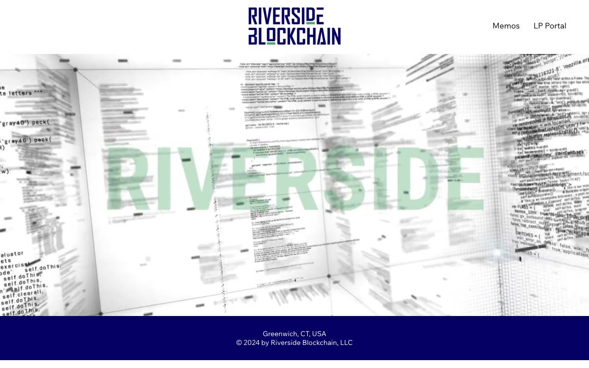 Riverside Blockchain website preview