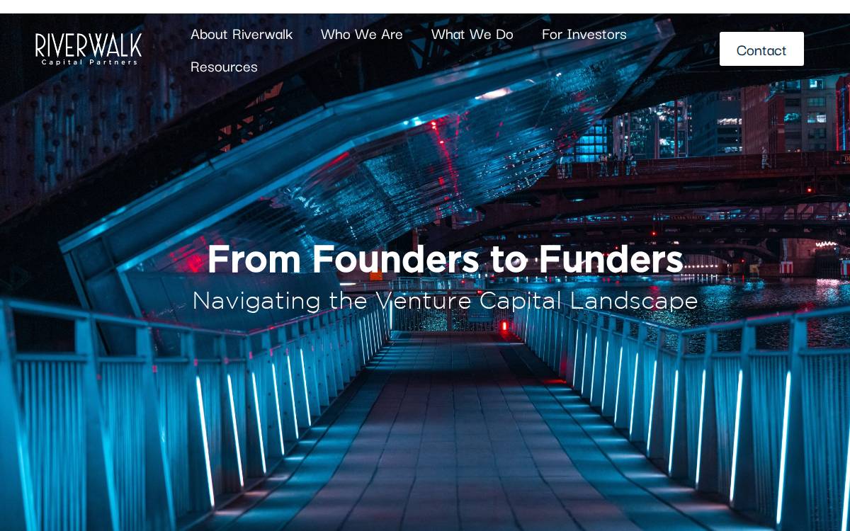 Riverwalk Capital Partners website preview