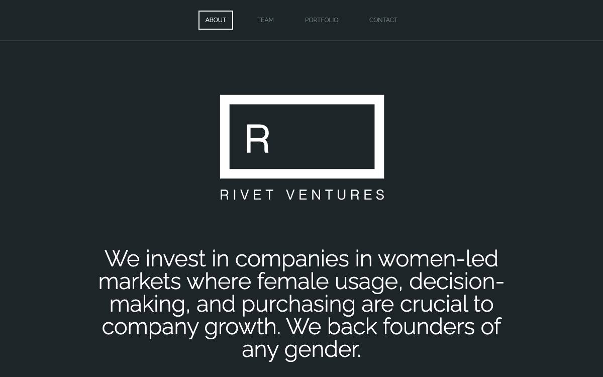 Rivet Ventures website preview