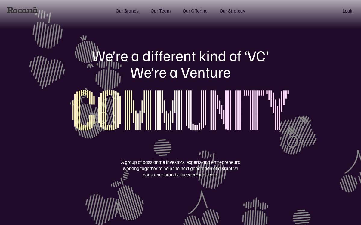 Rocana Ventures website preview