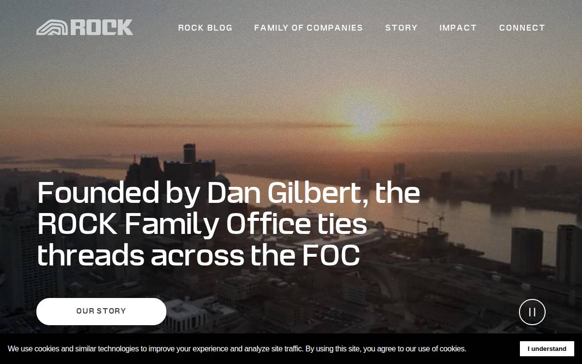 Rock Ventures website preview