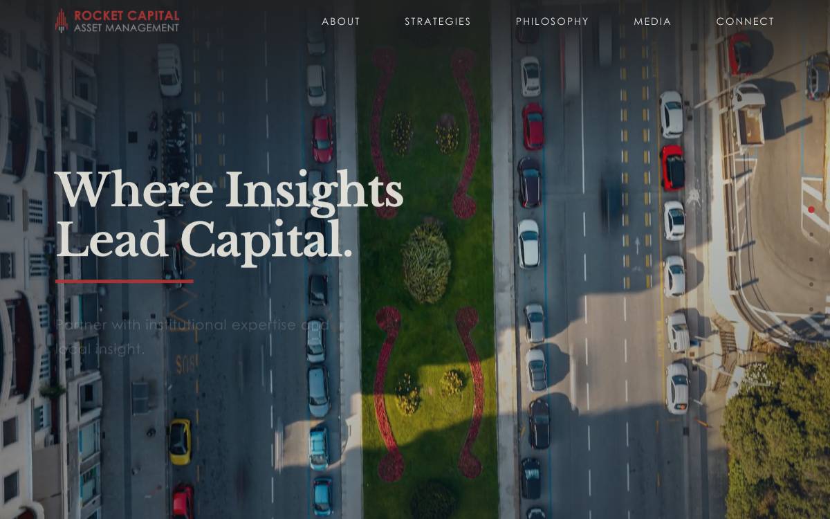 Rocket Capital website preview