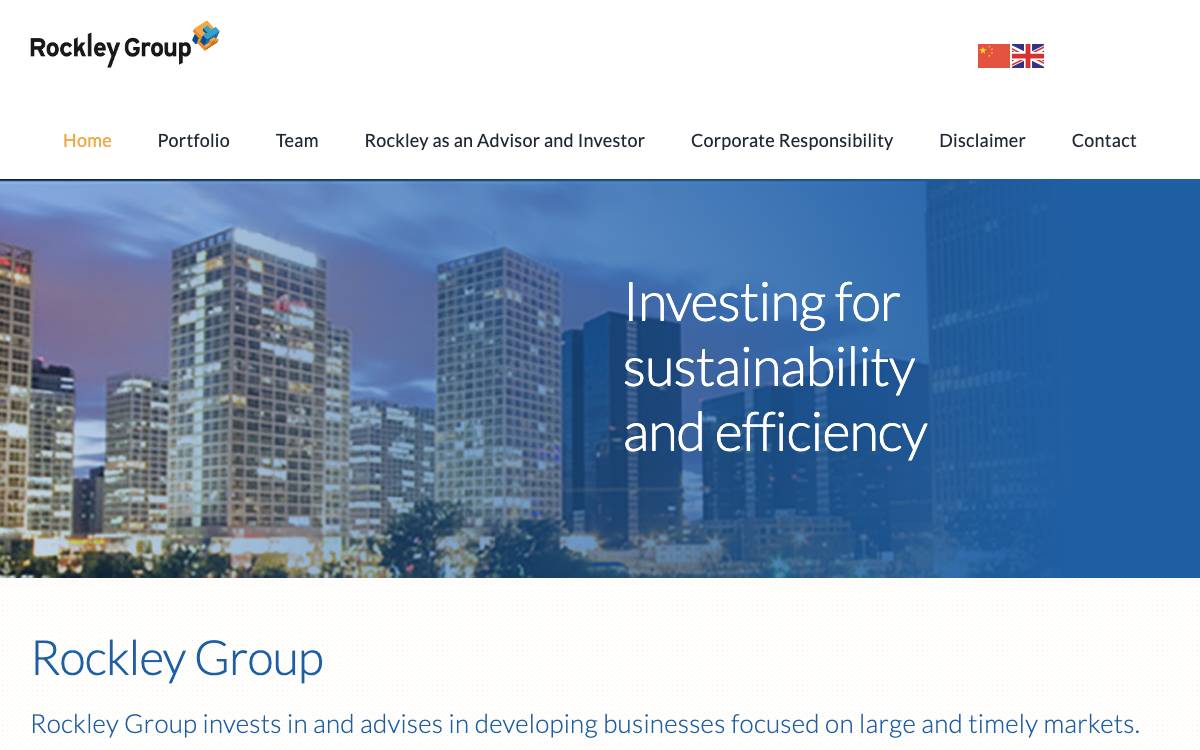 Rockley Group website preview