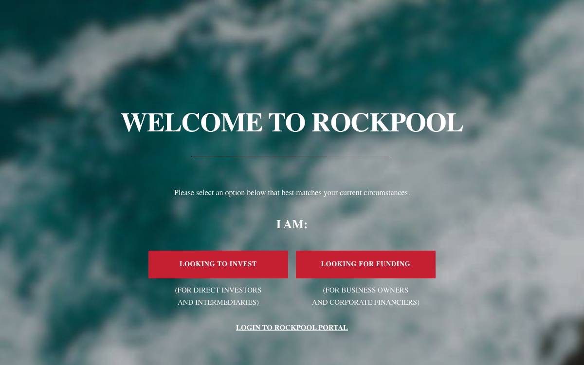 Rockpool Investments website preview