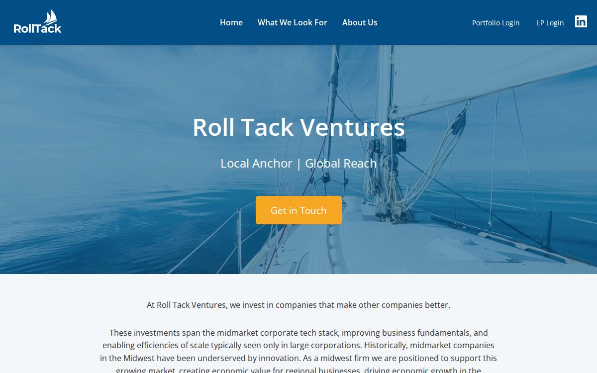 Roll Tack Ventures website preview