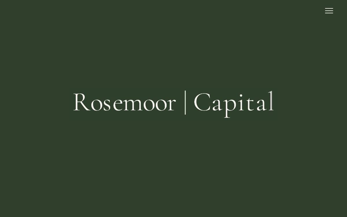 Rosemoor Capital website preview