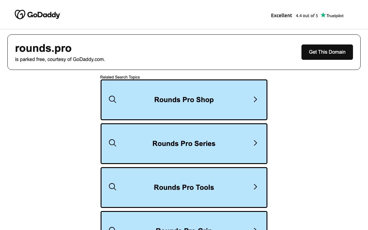 Rounds.pro website preview
