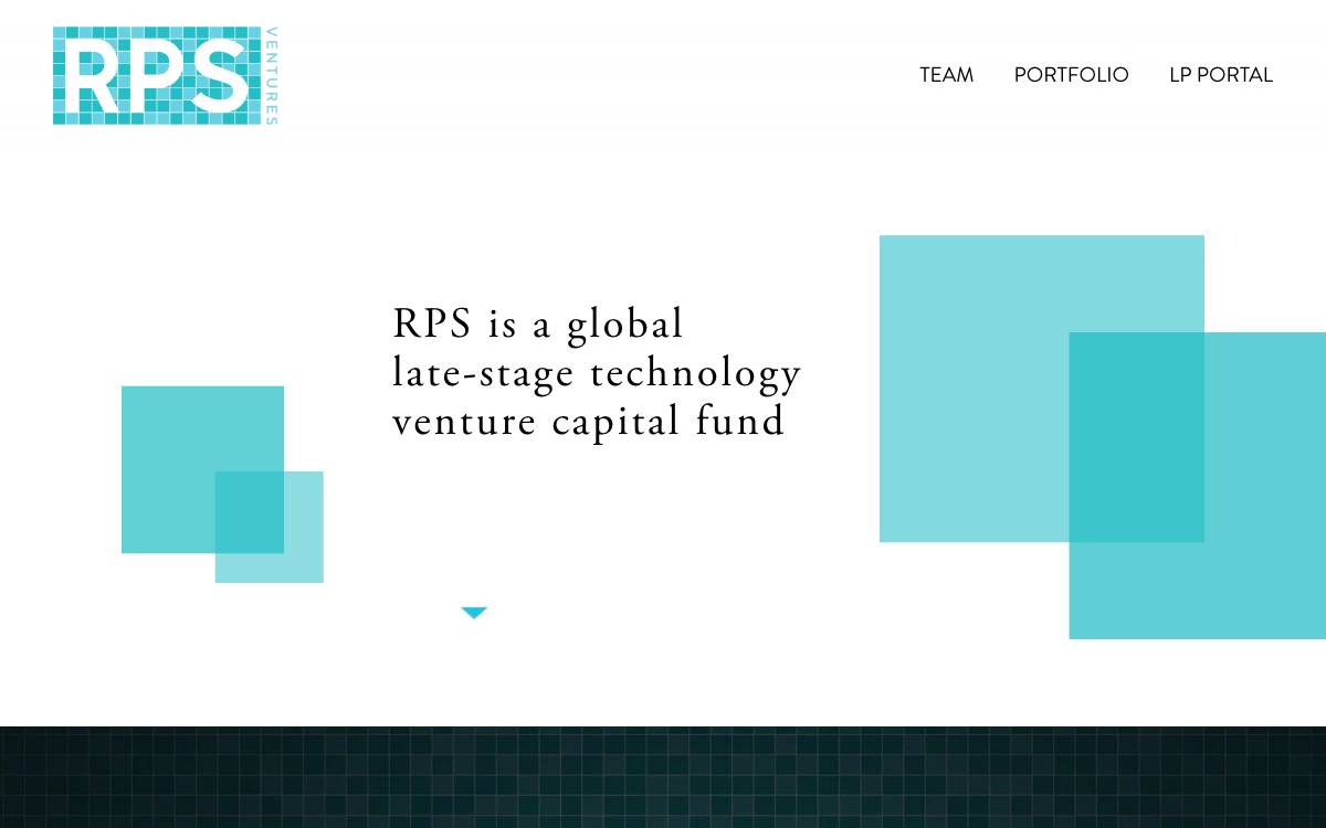 RPS Ventures website preview