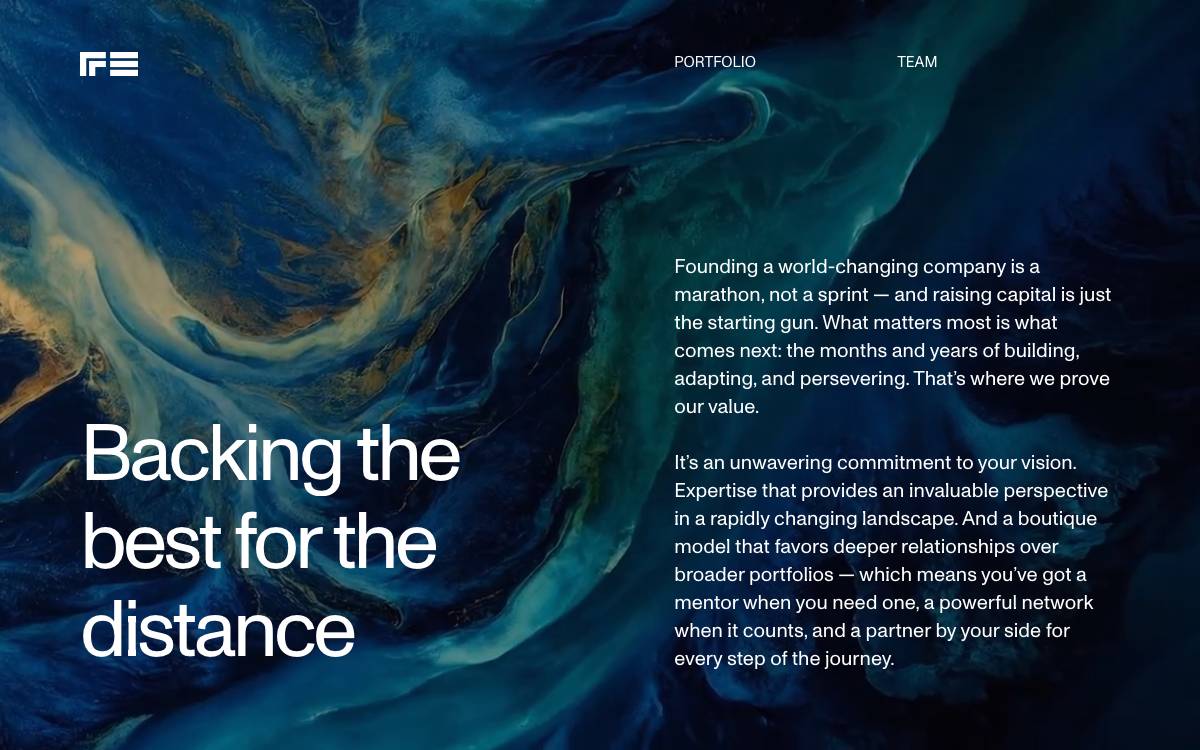 RRE Ventures website preview