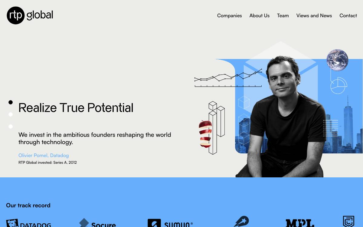 RTP Global website preview