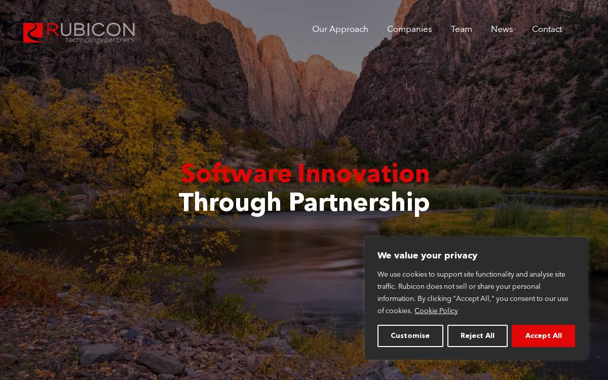 Rubicon Technology Partners website preview