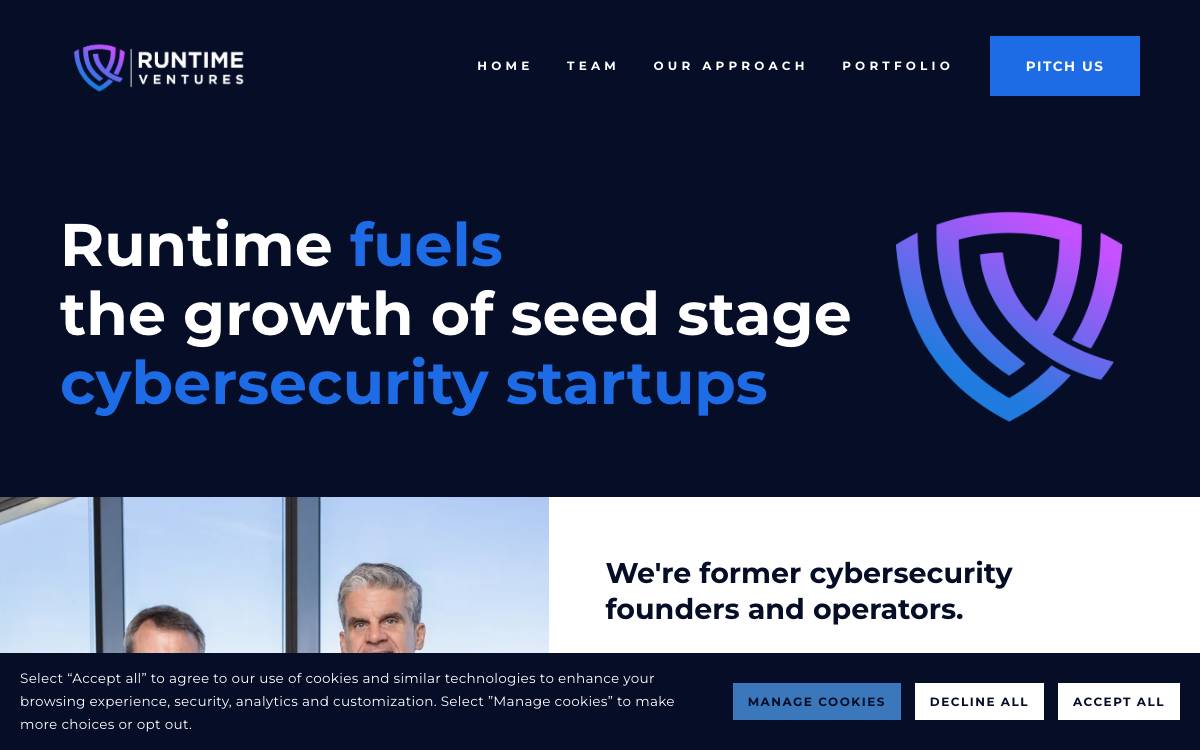 Runtime Ventures website preview