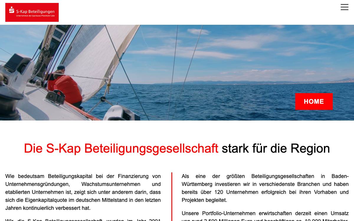 S-Kap Unternehmensbeteiligungs GmbH & Co.KG website preview