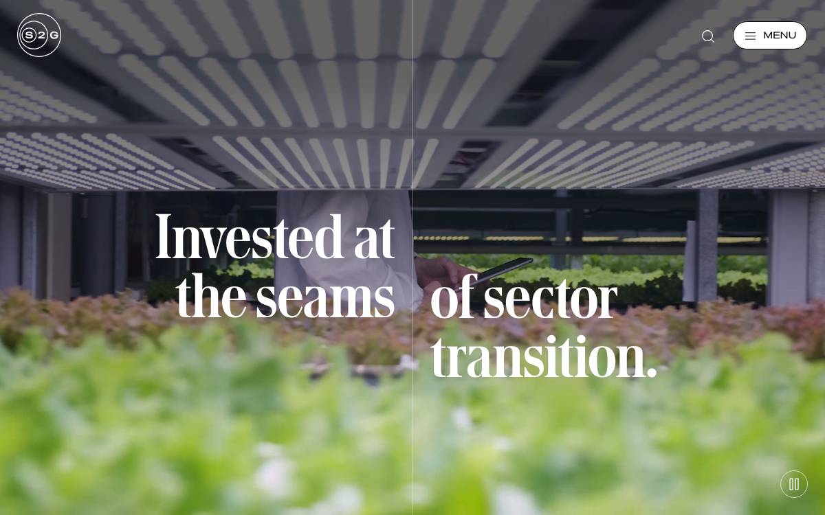 S2G Ventures website preview