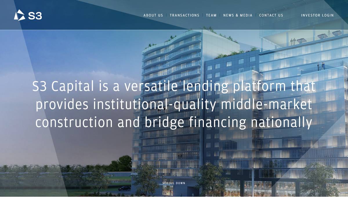 S3 Capital website preview