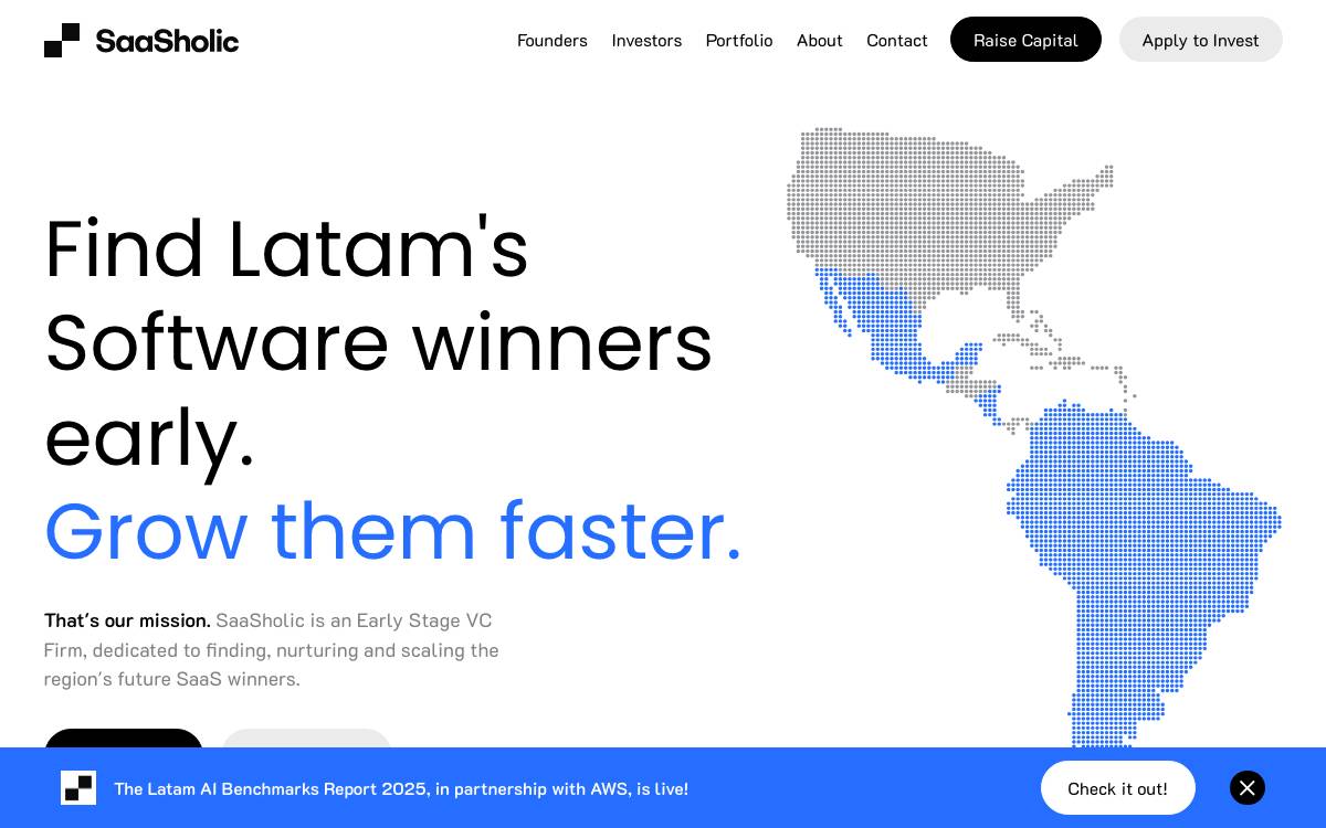 SaaSholic website preview