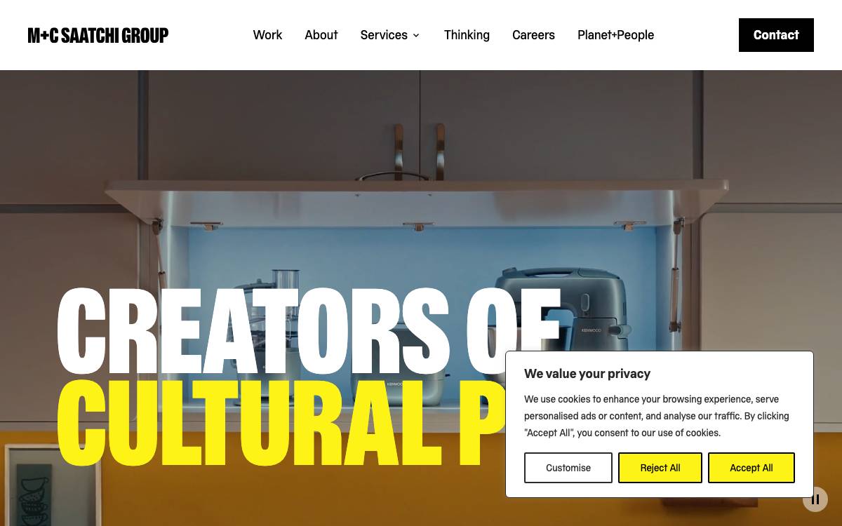 SAATCHiNVEST website preview