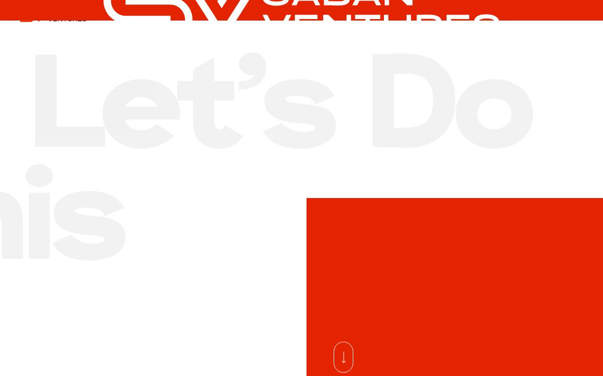 Saban Ventures website preview