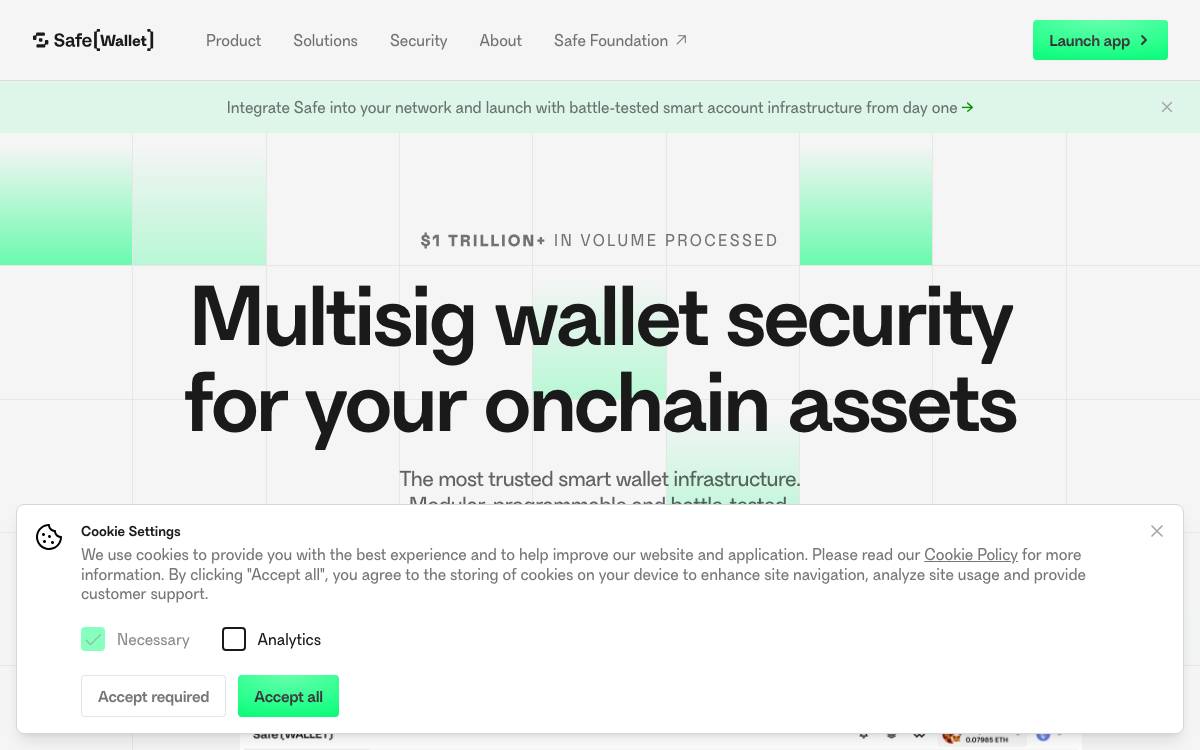 Safe Ecosystem Foundation website preview