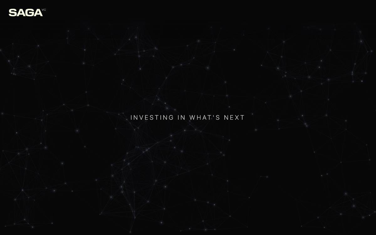 Saga Ventures website preview