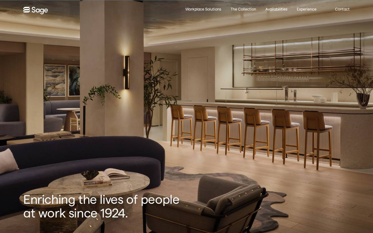 Sage website preview
