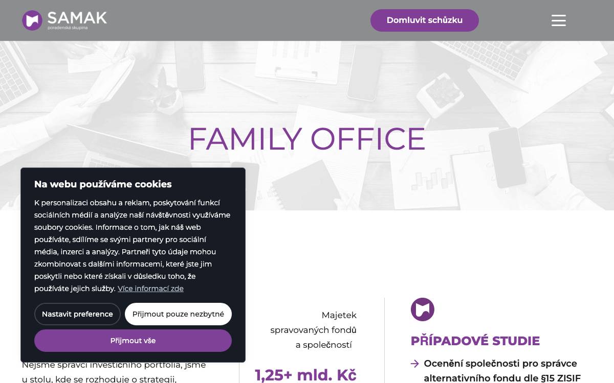 SAMAK website preview