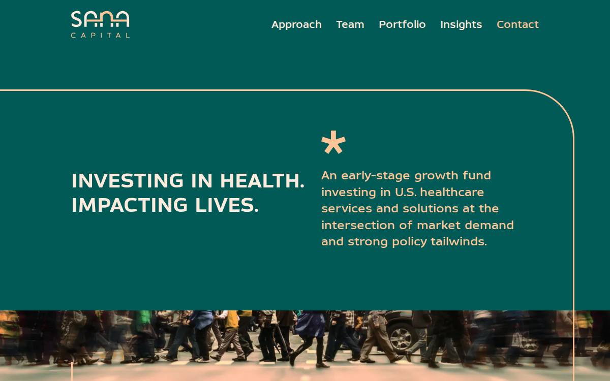 Sana Capital website preview