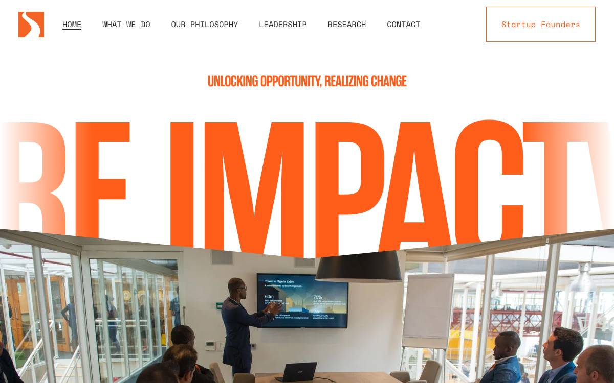 Sanaga Ventures website preview