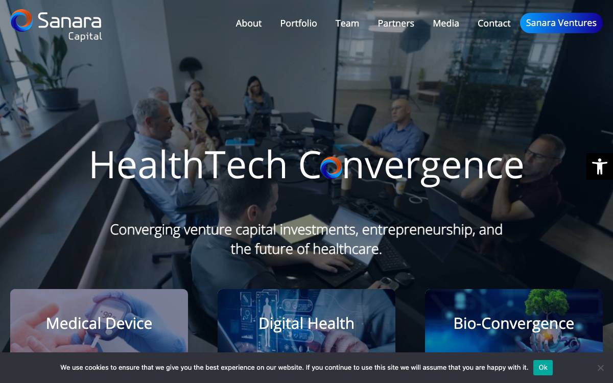 Sanara Capital website preview